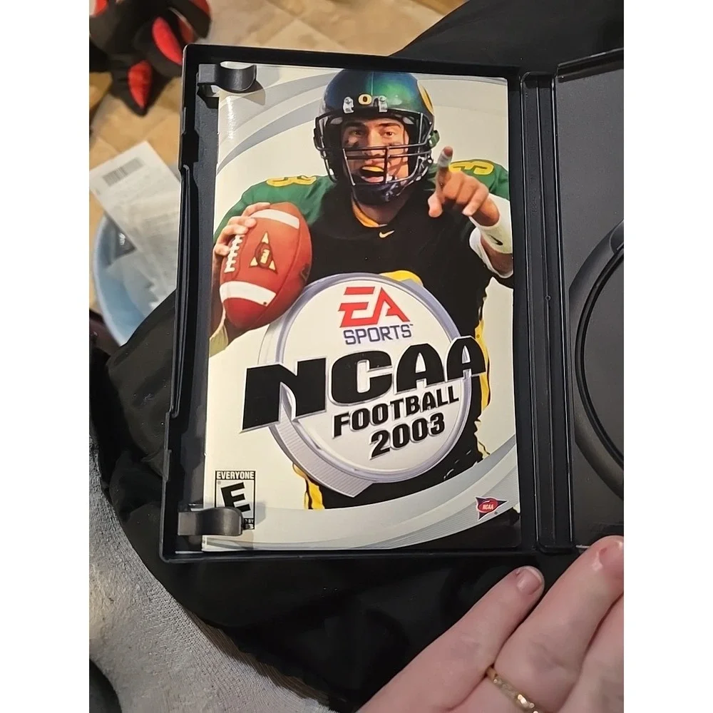 *Case Only* No Game NCAA Football 2003 Sony PlayStation 2 W/ Manual Plastic Dam.